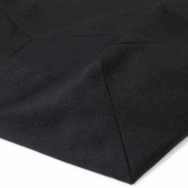 857BGU3 VISCOSE/COTTON HEAVY SATIN　BLACK No.6