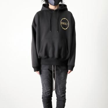 EMBROIDERY MIRROR HOODIE　USED BLACK No.7