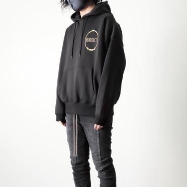 EMBROIDERY MIRROR HOODIE　USED BLACK No.8