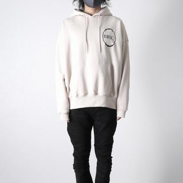 EMBROIDERY MIRROR HOODIE　LIGHT BEIGE No.7