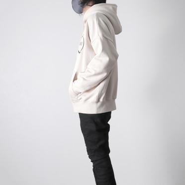 EMBROIDERY MIRROR HOODIE　LIGHT BEIGE No.9