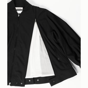 VISCOSE FLARE BOMBER JACKET　BLACK No.3