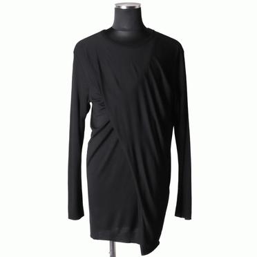 859CUM2 RAYON/SILK JERSEY　BLACK No.1