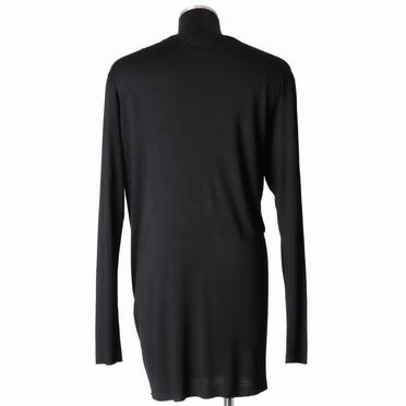 859CUM2 RAYON/SILK JERSEY　BLACK No.5