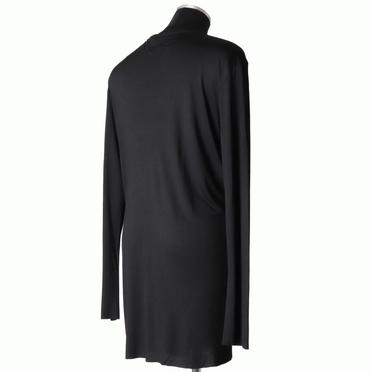 859CUM2 RAYON/SILK JERSEY　BLACK No.6