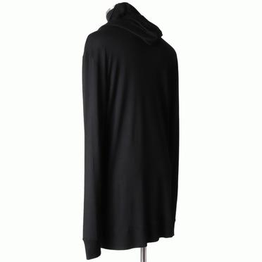 859CUM1 RAYON/SILK JERSEY　BLACK No.4