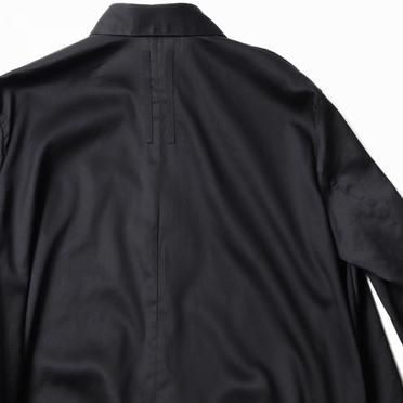 ボリュームロングシャツ　BLACK No.10