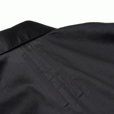 ボリュームロングシャツ　BLACK No.11