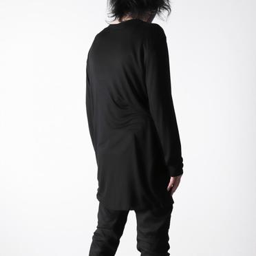 859CUM2 RAYON/SILK JERSEY　BLACK No.17