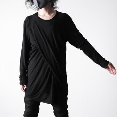 859CUM2 RAYON/SILK JERSEY　BLACK No.18