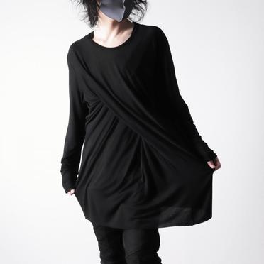 859CUM2 RAYON/SILK JERSEY　BLACK No.19