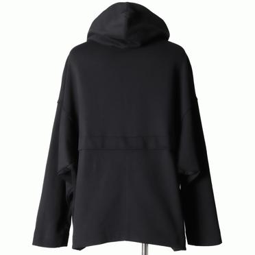 Sweat Dolman Zip Hoodie　BLACK No.5