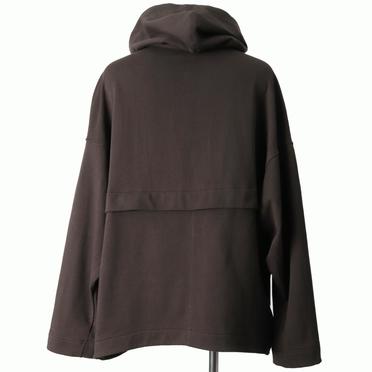 Sweat Dolman Zip Hoodie　D.GREY No.5