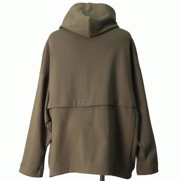 Sweat Dolman Zip Hoodie　KHAKI No.5