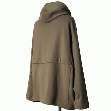 Sweat Dolman Zip Hoodie　KHAKI No.6