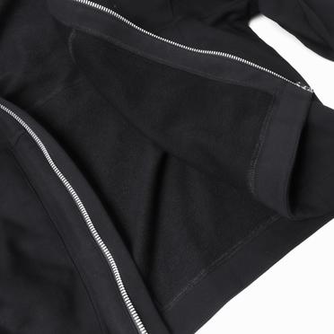 Sweat Dolman Zip Hoodie　BLACK No.14