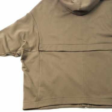 Sweat Dolman Zip Hoodie　KHAKI No.13