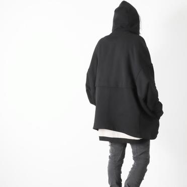 Sweat Dolman Zip Hoodie　BLACK No.23