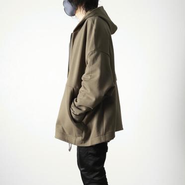 Sweat Dolman Zip Hoodie　KHAKI No.17