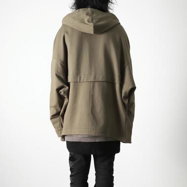 Sweat Dolman Zip Hoodie　KHAKI No.19