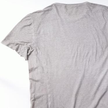 [SALE] 30%OFF　daub COTTON/LINEN REGULAR FIT T-SHIRT　LIGHT GREY No.10