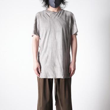 COTTON/LINEN REGULAR FIT T-SHIRT　HAND DYE No.13