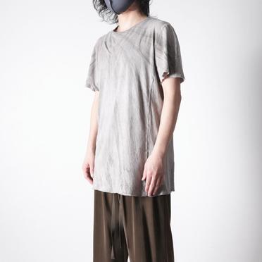 COTTON/LINEN REGULAR FIT T-SHIRT　HAND DYE No.14