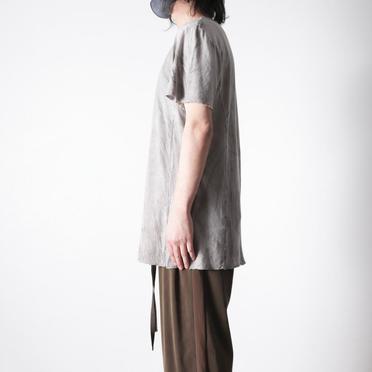 COTTON/LINEN REGULAR FIT T-SHIRT　HAND DYE No.15