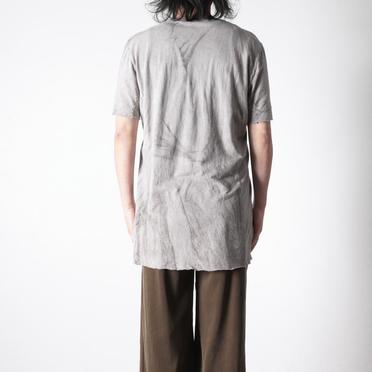 COTTON/LINEN REGULAR FIT T-SHIRT　HAND DYE No.16