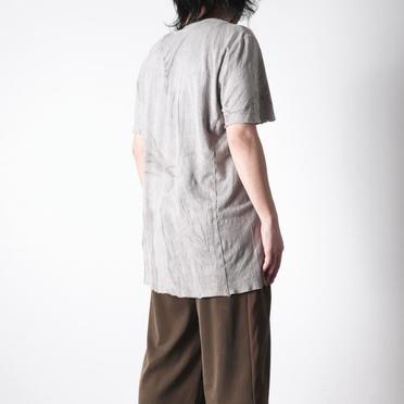 COTTON/LINEN REGULAR FIT T-SHIRT　HAND DYE No.17