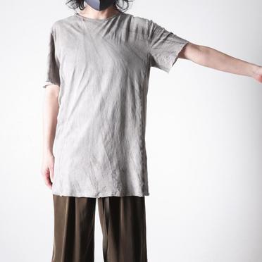 COTTON/LINEN REGULAR FIT T-SHIRT　HAND DYE No.18