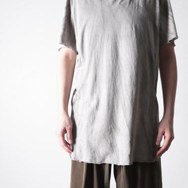 COTTON/LINEN REGULAR FIT T-SHIRT　HAND DYE No.20