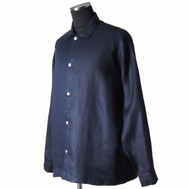 Linen Shirts　NAVY No.2