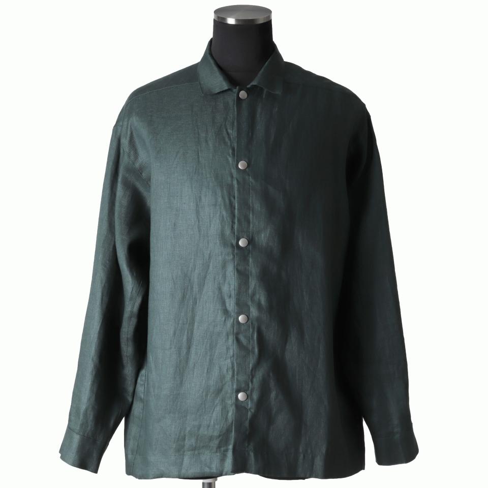 Linen Shirts　GREEN