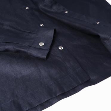 Linen Shirts　NAVY No.10