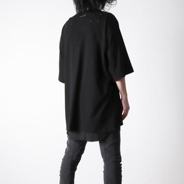 124-142 ZAETE T-SHIRT　BLACK No.20