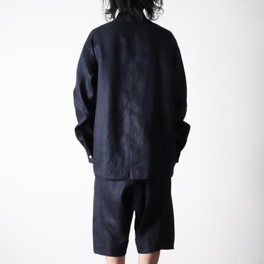 Linen Shirts　NAVY No.15