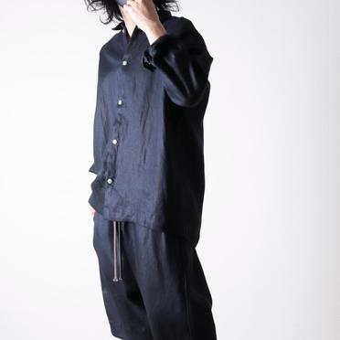 Linen Shirts　NAVY No.20