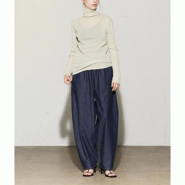 MIDIUMISOLID for Ladies デニムバルーンパンツ　NAVY No.12