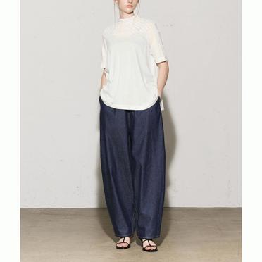 MIDIUMISOLID for Ladies デニムバルーンパンツ　NAVY No.18