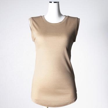 MIDIUMISOLID for Ladies リブタンクトップ　BEIGE No.1