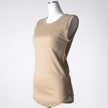 MIDIUMISOLID for Ladies リブタンクトップ　BEIGE No.2