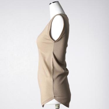 MIDIUMISOLID for Ladies リブタンクトップ　BEIGE No.3