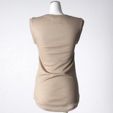 MIDIUMISOLID for Ladies リブタンクトップ　BEIGE No.4