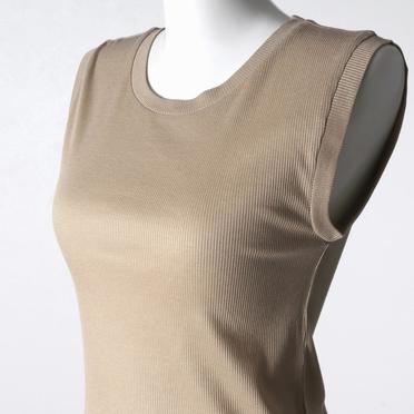 MIDIUMISOLID for Ladies リブタンクトップ　BEIGE No.6