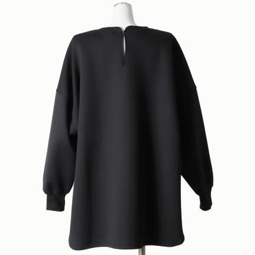 MIDIUMISOLID for Ladies バックフックスウェットプルオーバー　BLACK No.5