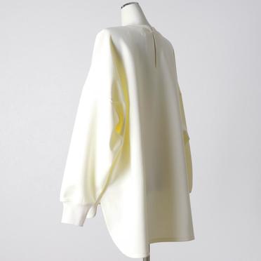 MIDIUMISOLID for Ladies バックフックスウェットプルオーバー　OFF WHITE No.4