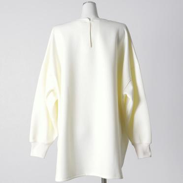 MIDIUMISOLID for Ladies バックフックスウェットプルオーバー　OFF WHITE No.5