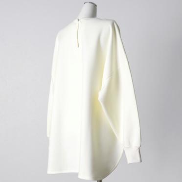 MIDIUMISOLID for Ladies バックフックスウェットプルオーバー　OFF WHITE No.6