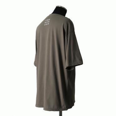 Embroidery Over Sized Tee　G.BROWN No.12
